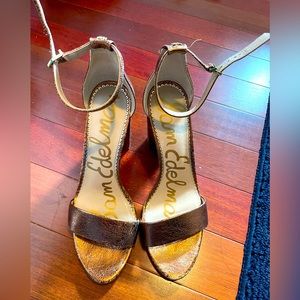 Sam Edelman Rose Gold heeled sandles